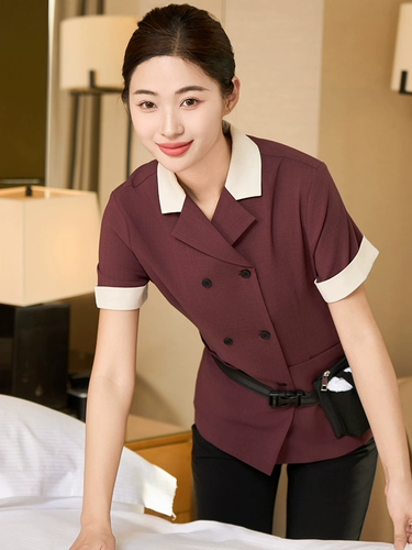 Отель Hospital Hospital Cleansing Работники, работающие с коротким рукавом летние женские тетушки, семейные государственные работники уборки, отель