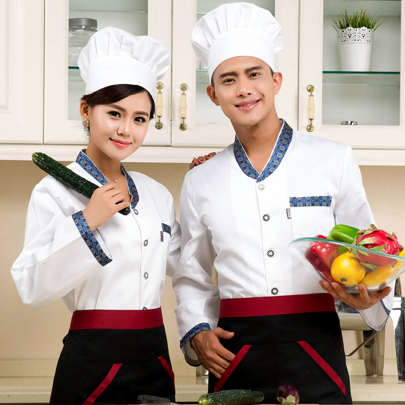 Veste chef cuisinier en polyester - Ref 1910908 Image 4