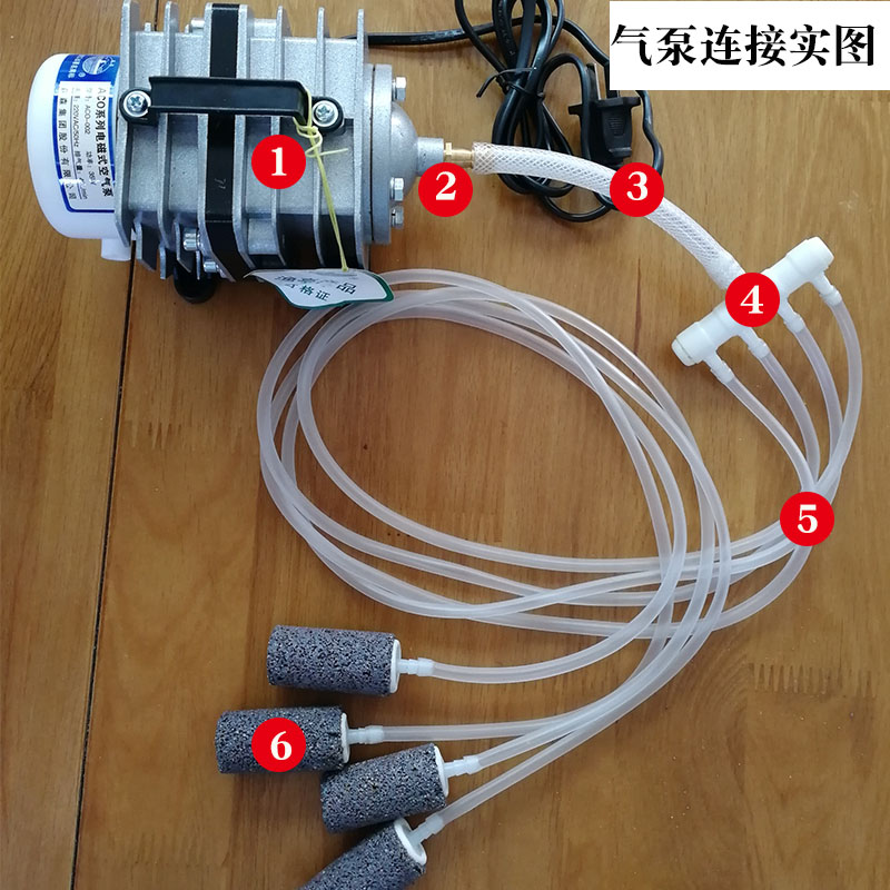 气泵氧气泵鱼缸海鲜制氧渔亭森森