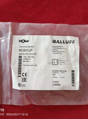 议价巴鲁夫BALLUFF接近开关，型号BOS01JP，德可维修
