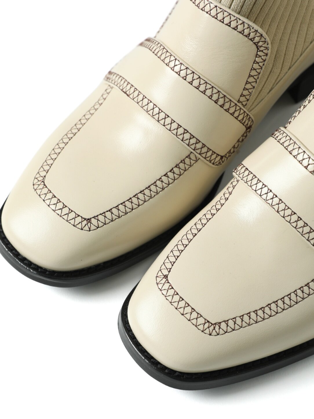 OXFORD ACADEMIC  LONDON CABINET OPEN-EDGE BEADED COWHIDE MINGYAN MULLER FLY WOVEN LIGHT LUXURY SOCKS BOOTS KAKA SPECIAL