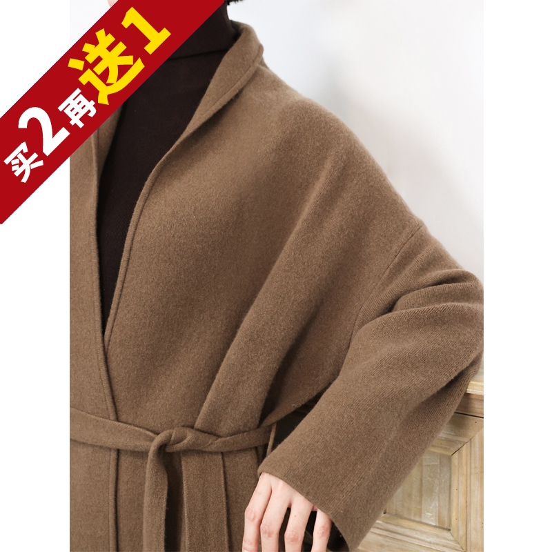 法式时髦保暖山羊绒女神秋冬大衣