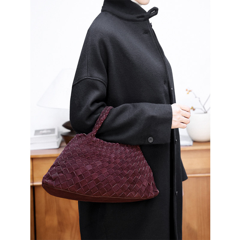 KAKA法国客单款编织磨砂牛皮子母袋百搭手提复古慵懒帆船包小包女,箱包皮具/热销女包/男包,通用款女包,淘宝优惠券,粉丝福利购,淘宝优惠卷