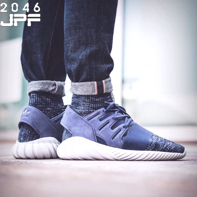 adidas tubular doom pk 袜套编织小椰子运动鞋男女 bb2392/2393