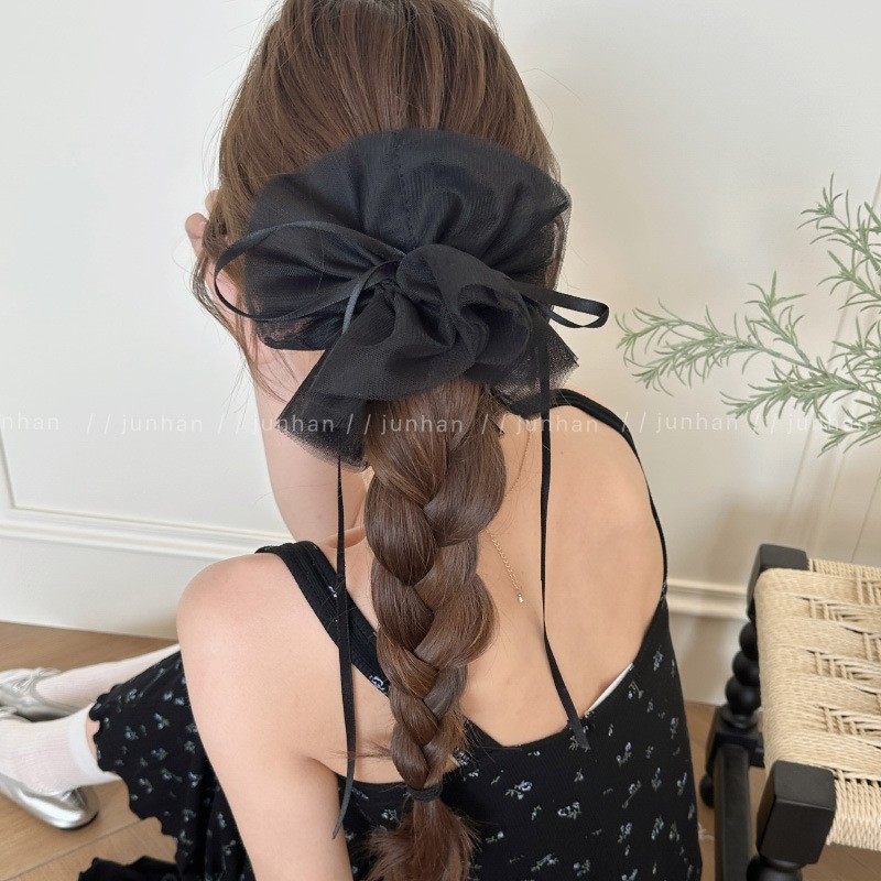 芭蕾少女网纱抽绳发圈超大号头绳高级氛围感丸子头仙美头花扎发绳,饰品/流行首饰/时尚饰品新,发饰,淘宝优惠券,粉丝福利购,淘宝优惠卷