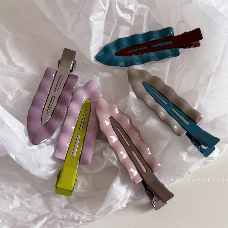 紫色系金属化妆洗脸金属无痕发夹女侧边前额碎发刘海夹新款鸭嘴发,饰品/流行首饰/时尚饰品新,发饰,淘宝优惠券,粉丝福利购,淘宝优惠卷