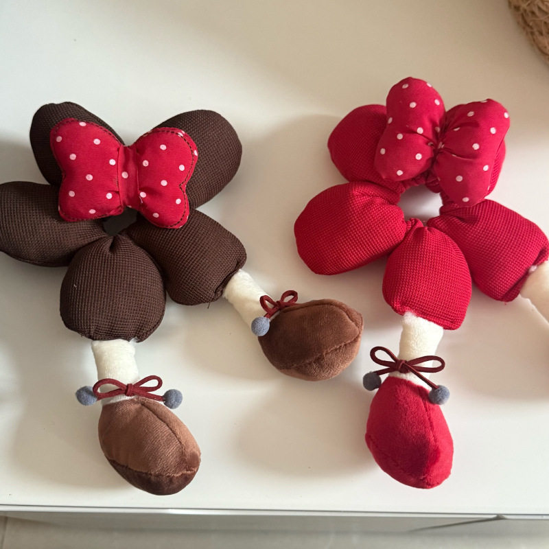 可爱花朵红色大肠圈高级感发饰发绳波点丸子头发圈新款法式,饰品/流行首饰/时尚饰品新,发饰,淘宝优惠券,粉丝福利购,淘宝优惠卷