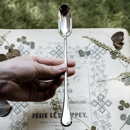 316L不锈钢复古长柄搅拌勺蜂蜜奶茶沙冰调酒长柄勺嗨杯棒冰激凌勺