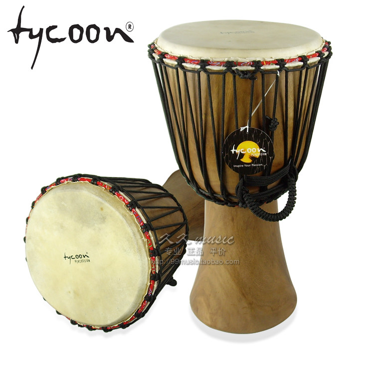 包邮〓泰产tycoon 泰坤 TAJ-12非洲鼓整木掏空12寸手鼓 送节拍器