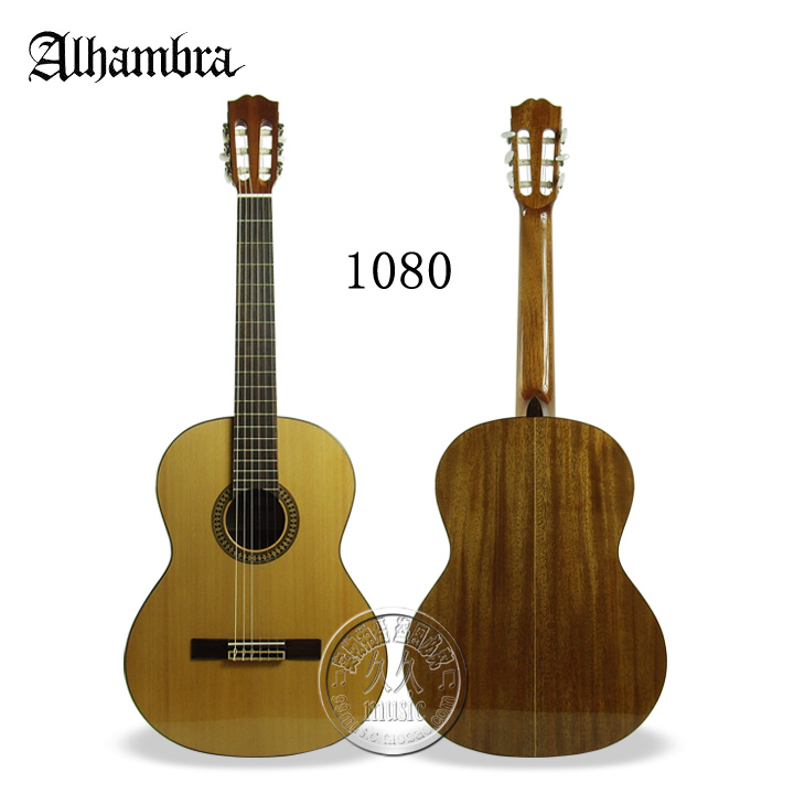 四皇冠◆正品Alhambra 阿尔罕布拉 单板 古典吉他1080  包邮