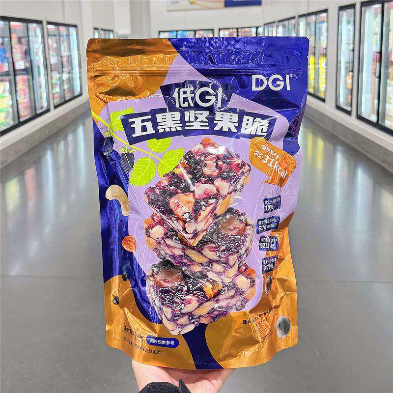 MM会员超市代购低GI五黑坚果脆混合果仁解馋休闲健康小零食早餐