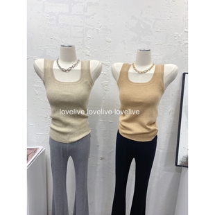 品质很NICE 人人穿显瘦U领宽肩带遮副乳吊带背心韩国INS秋冬打底