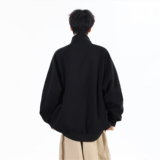 趋势25秋装设计款开衫大码宽松美式卫衣外套JK102P68控98，女装短外套，电商A031