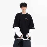 趋势 2026春装新款大码宽松假两件卫衣外套 JK106 P68控98,女装短外套,电商A031, 趋势 2026春装新款大码宽松假两件卫衣外套 JK106 P68控98,女装短外套,电商A031,