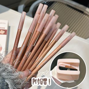 裸色柔雾唇线笔女勾线哑光不掉色唇笔口红笔cos必用套装女