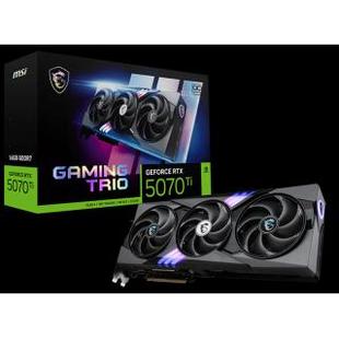 微星RTX 5070 Ti 16G GAMING TRIO OC WHITE黑魔龙电竞游戏显卡