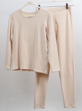 caser凯撒内衣女士秋款圆领秋衣秋裤棉毛衫保暖套装 BM61-F135