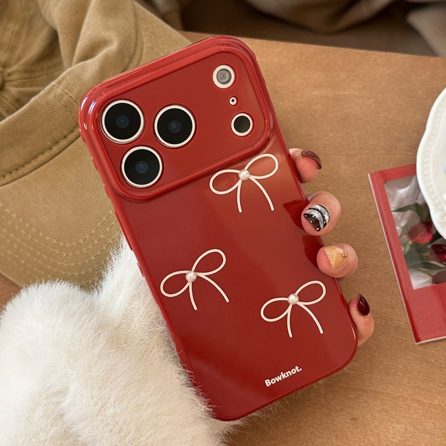 高级感苹果17promax手机壳iphone16适用14珍珠蝴蝶结15复古17软套少女风甜美保护套,3C数码配件,手机贴膜,淘宝优惠券,粉丝福利购,淘宝优惠卷