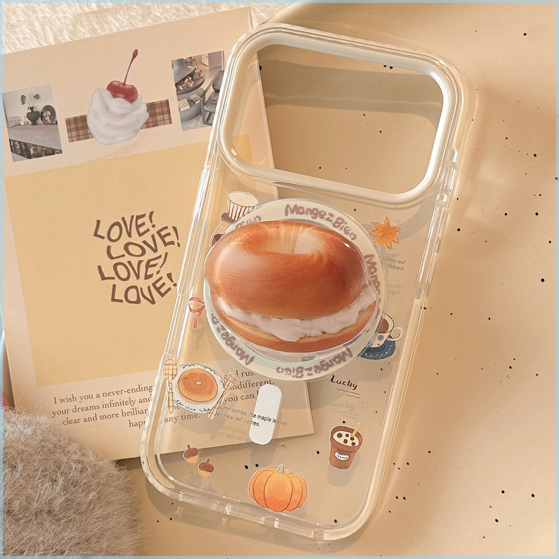 适用苹果16pro手机壳透明磁吸