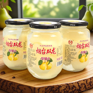 烟台双龙梨罐头古法熬制李字源水果雪梨罐头消暑食品500*6瓶
