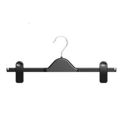 黑色成人裤夹裤架塑料衣架可移动