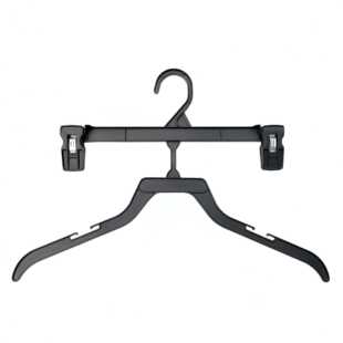 41cm衣架成人展示双层连体 架 外贸衣架塑料钩套装 30cm裤