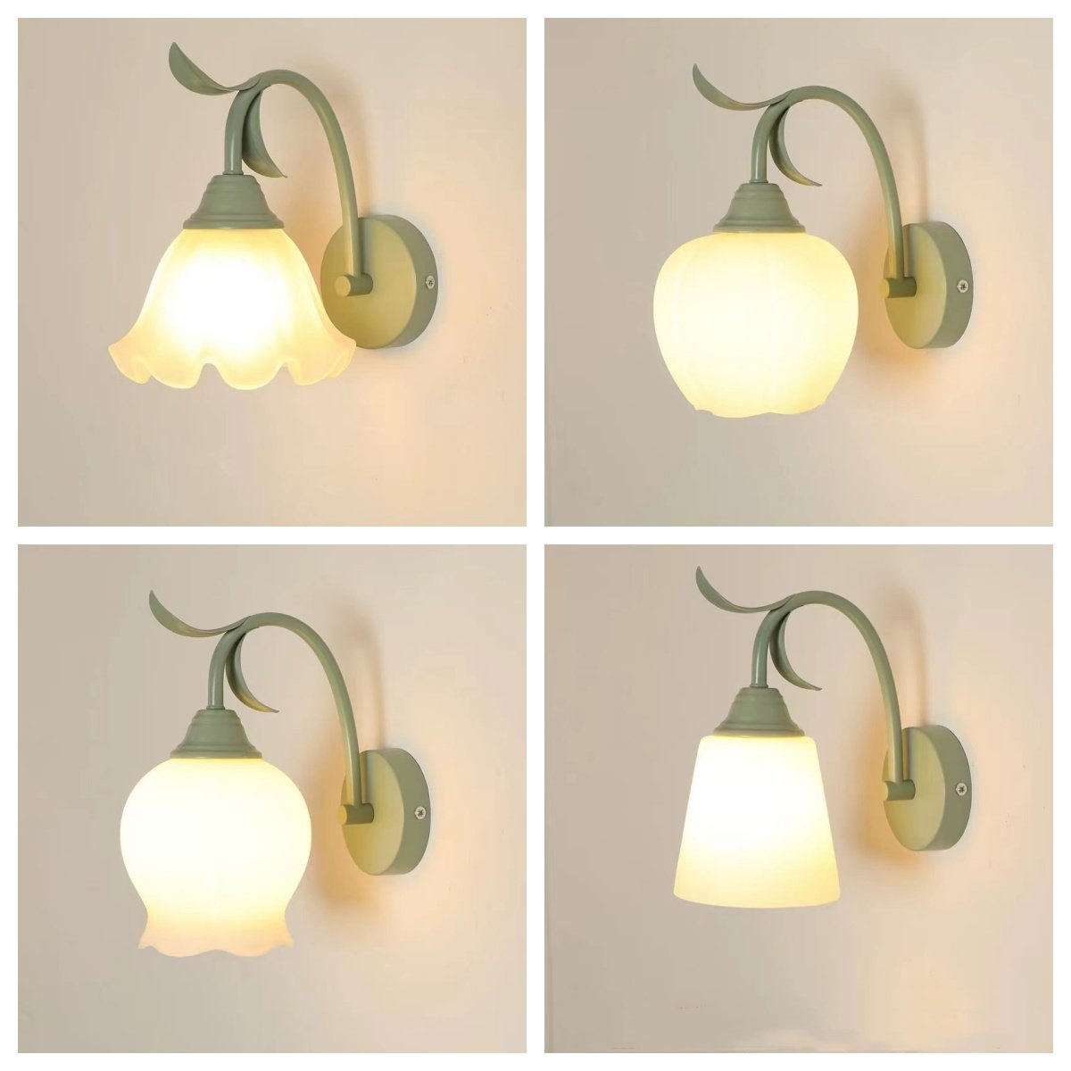 新款法式网红奶油风卧室床头壁灯绿色花朵书房客厅楼梯背景墙壁灯,家装灯饰光源,壁灯,淘宝优惠券,粉丝福利购,淘宝优惠卷