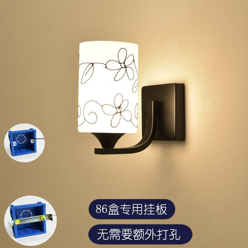 86线专盒用墙壁灯美式卧室床头灯客厅楼梯壁灯阳台现代简约墙灯