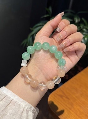 ins仙气风手链 暖色调撞色 清透质感 活泼明媚 闺蜜同款
