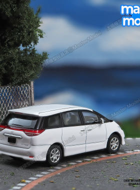 麦思迪1/64丰田大霸王子弹头商务MPV面包车汽车模型男生收藏摆件