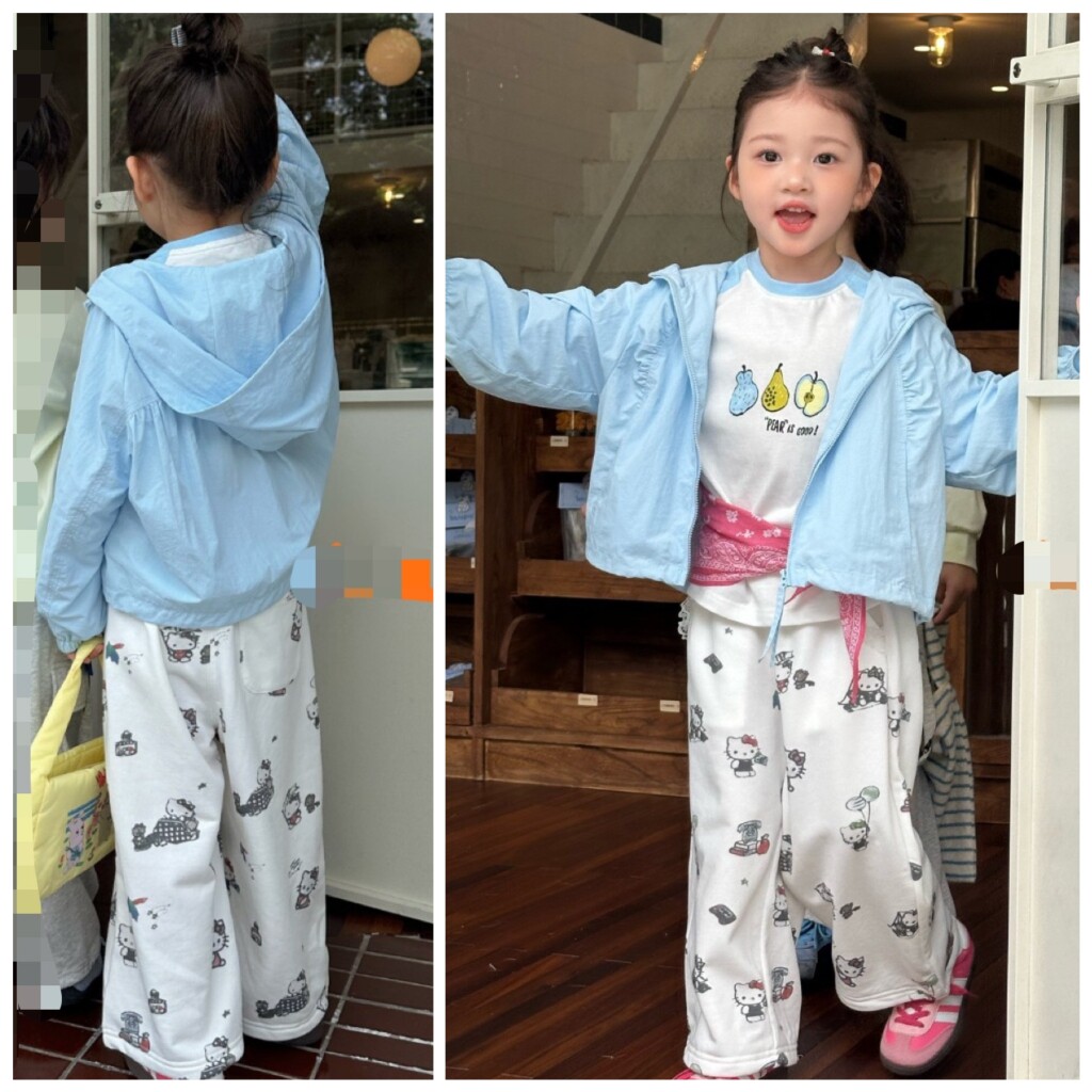 爱家2026春夏3541外套新款2567水果T恤中小童女童