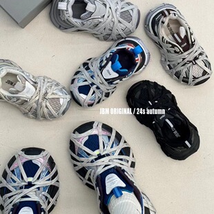JBM.WGT正品8824秋31118新款1815做旧蜘蛛老爹鞋中大童男女童亲子