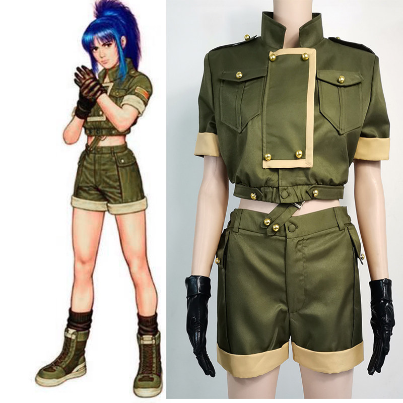 cosplay女装拳皇蕾欧娜哈迪伦莉安娜·哈迪兰日本cos动漫来图定制,模玩/动漫/周边/娃圈三坑/桌游,Cosplay女装/cos女装,淘宝优惠券,粉丝福利购,淘宝优惠卷