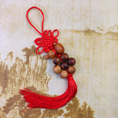 雷击桃木七星阵挂件孕妇夜晚啼哭夜路男女随身携带做噩梦护身吉祥