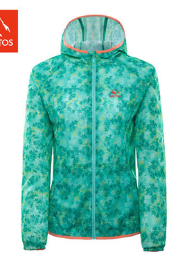 极星 女款春夏户外休闲夹克防风透气防泼水防晒外套  AGJC12156