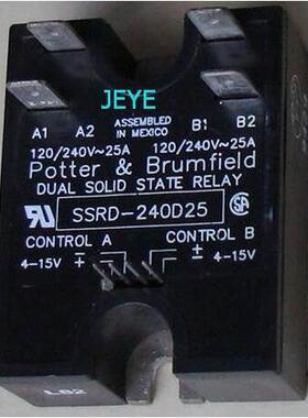 询价Potter&amp;amp;amp;Brumfild固态继电器SSRD-240D25(SSR