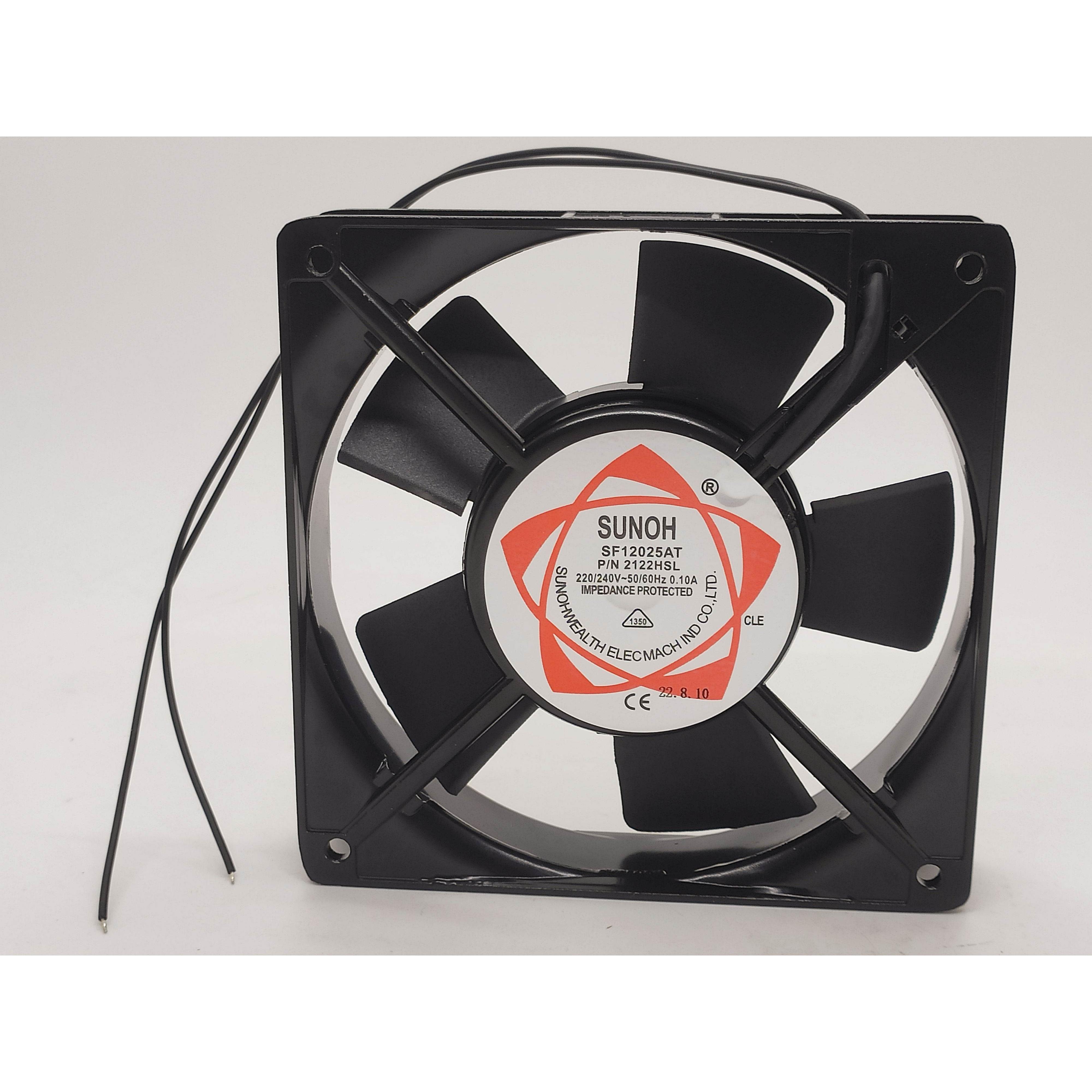 询价SUNOH散热风扇SF12025AT P/N2122HSL电柜散热风扇铝合金轴流