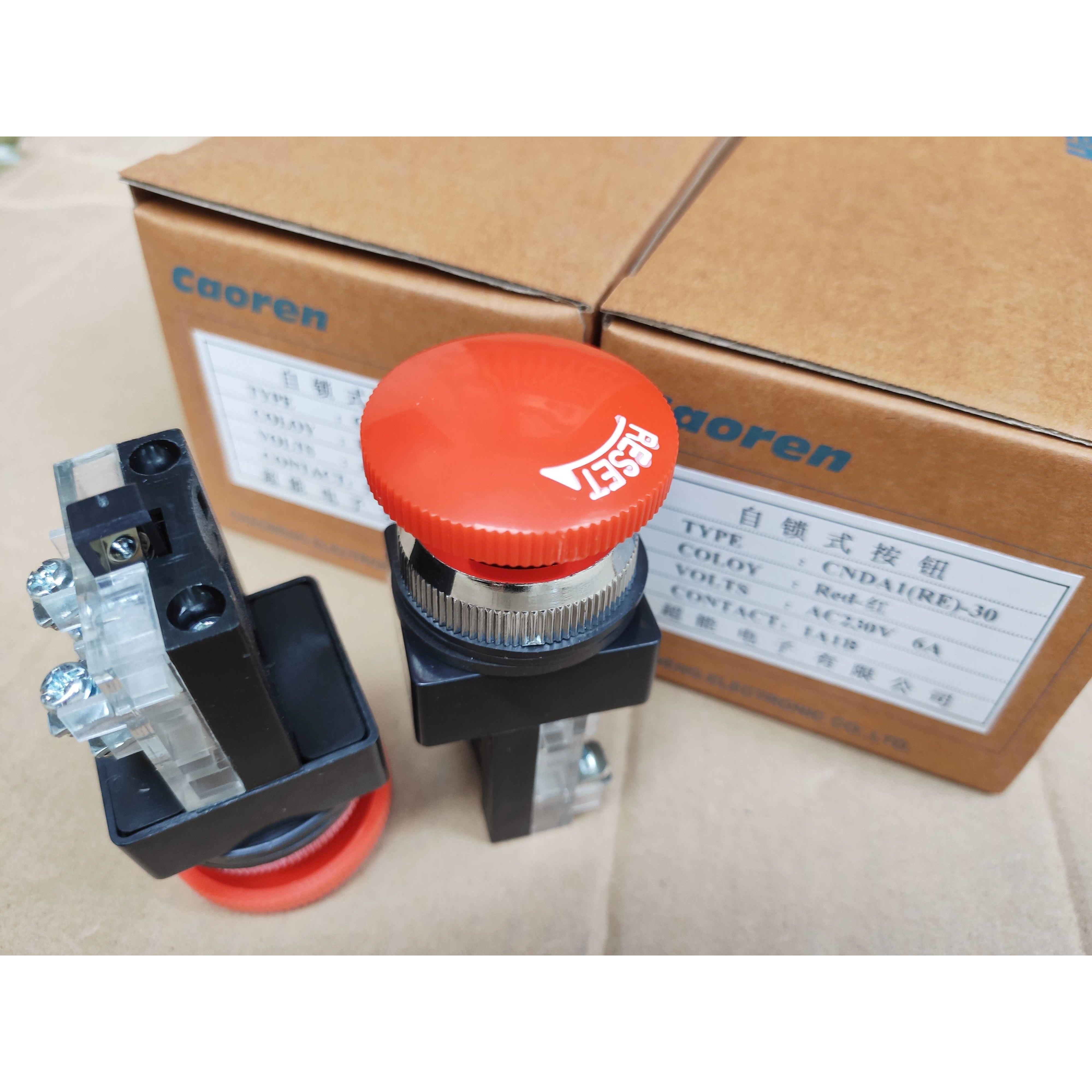 询价原装caoren超能自锁旋钮释放急停按钮CNDA1(RE)-30可代替TBK-