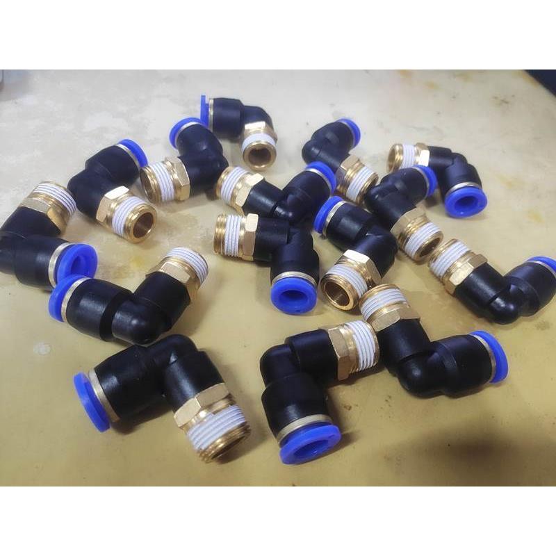 询价原装JNC气管直角L型两通外螺纹接头弯头PL-SPL6-M5 -01 -02 0