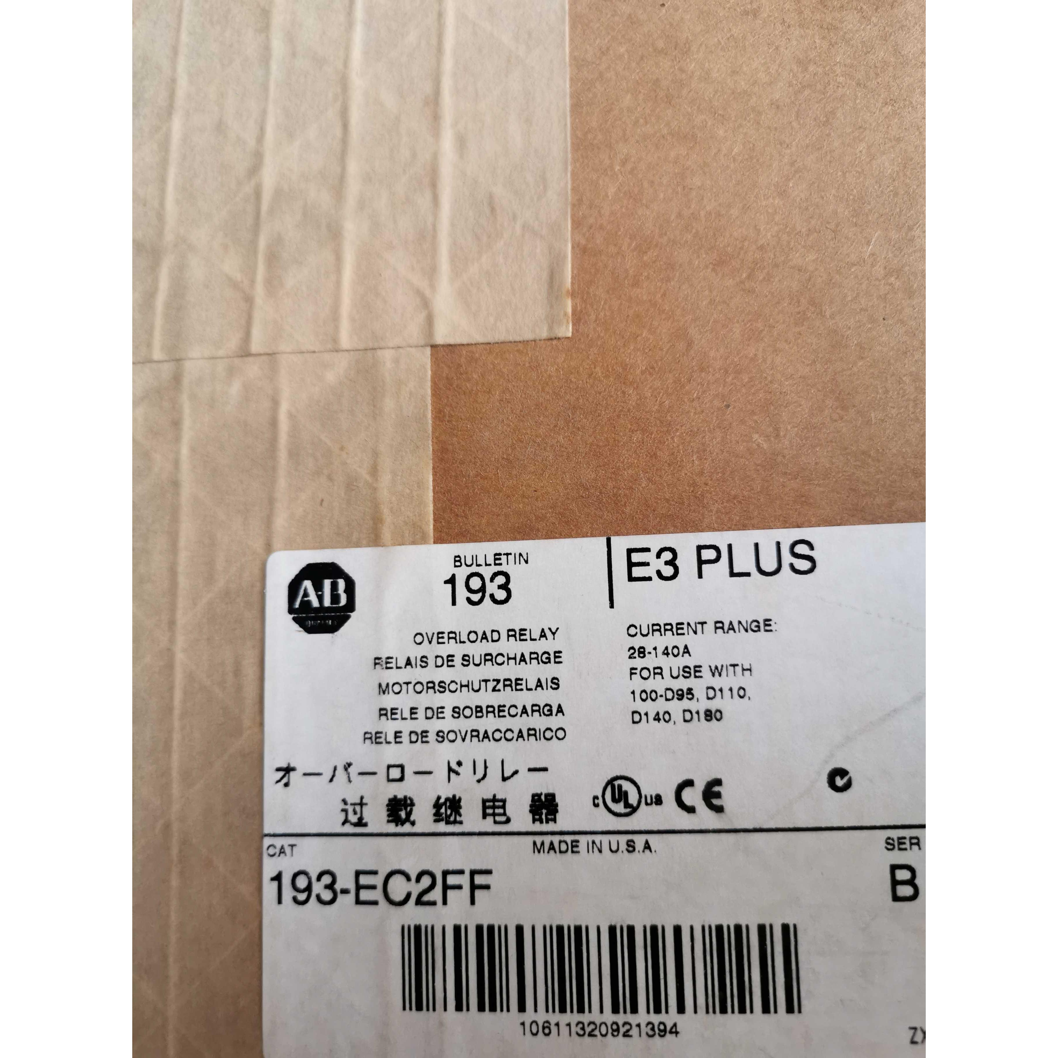 询价AB罗克韦尔继电器过载保护器193-EC2FF 28-140A 现货拍前询价