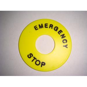 询价标示牌 急停标牌 黄牌警告圈警示圈黄色警示牌 外径60mm内径2