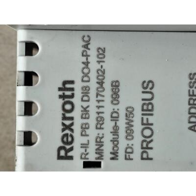 询价力士乐模块实物拍功能包好 R911170402 R-IL PB BK DI8 DO4-P