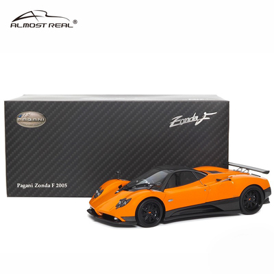 Almost Real汽车模型AR+1:18帕加尼 Zonda F 2005款 合金全开车模