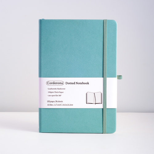 纯色绑带点阵子弹笔记本