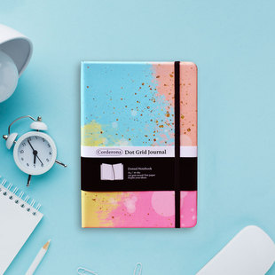 160gsm点阵硬面水彩绑带计划送礼手帐本记事子弹笔记本子新款