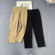 外贸欧美捡漏 春秋百搭舒适微弹力大码 休闲长裤
