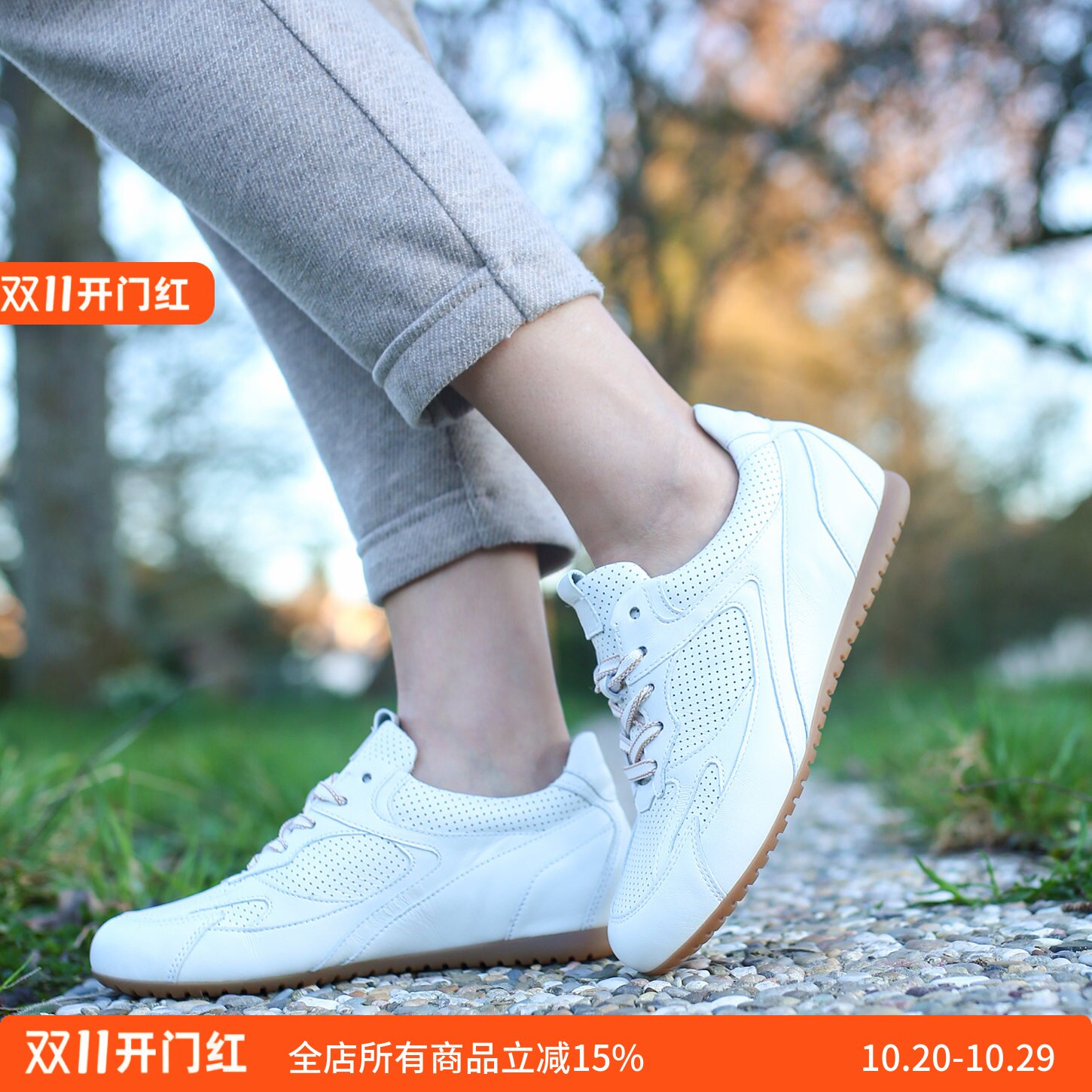 H版深度加宽 软皮软底 德国GABOR 86.565 坡跟里外全皮镂空皮女鞋
