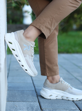 宽楦 超轻增高底 RIEKER W3500 减震透气增高休闲鞋 2025秋冬新款