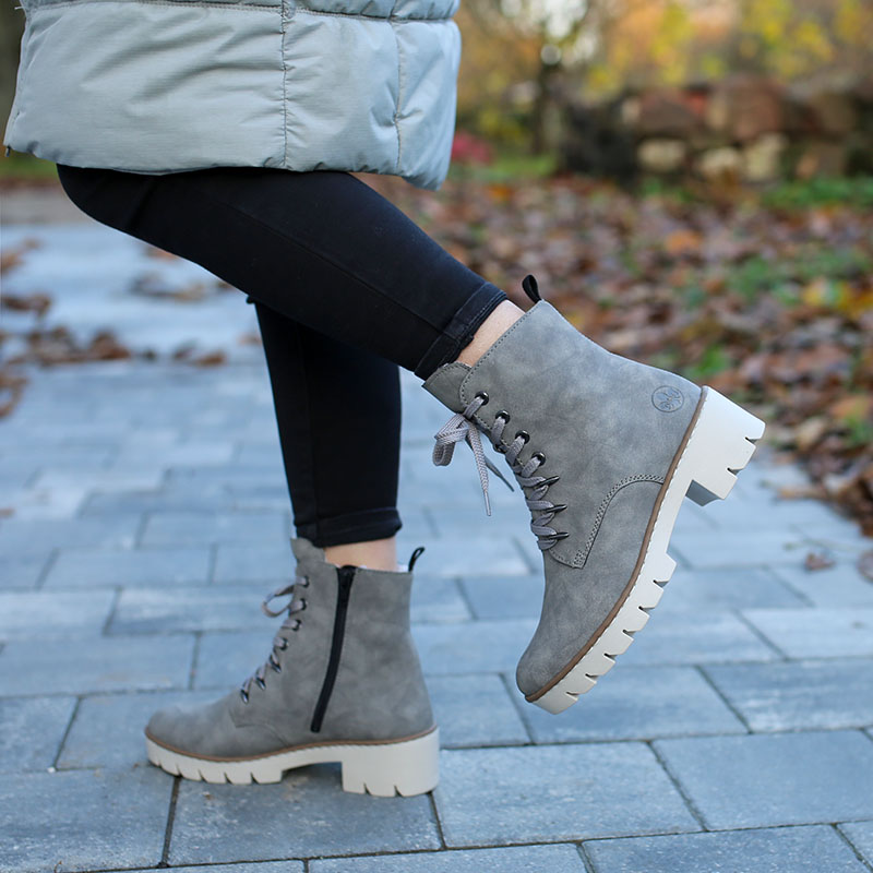 RIEKER保暖靴保暖绒保暖宽楦短靴