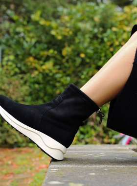 舒适！宽楦超轻摇摇底 胖脚能穿 KUFENBERG 7398女弹力靴